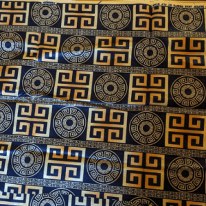 AFRO-TIE black and gold