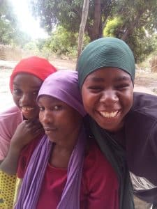 Aunt Mazi, her daughter, and our blogger Amina Sualehe